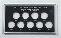 1956-1964 Washington Quarter Type B Reverse Holder