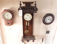 Lot #3039 - (3) clocks: Seth Thomas Mahogany