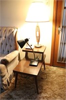 End Table , Two Matching Lamps