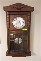 Antique Oak Wall Clock