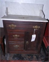Lot #3102 - Victorian Walnut three drawer one