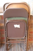 Three Mismatched Folding Chairs