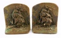Lot #3116 - Pair of sailing ship themed cast