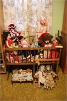 Doll Cradle, Furniture & Doll Collection