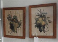 Lot #3122 - Pair of antique French lithographs
