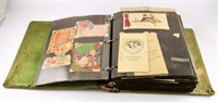 Lot #3157 - Entire scrap book of late 1800s and