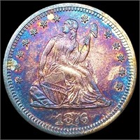 1876-S Seated Liberty Quarter UNCIRCULATED