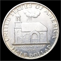 1936 Delaware Half Dollar CLOSELY UNCIRCULATED