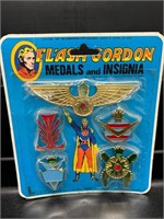 1978 Flash Gordon Medals and Badges MOC MIP