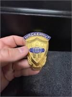 Vintage Security Gold Guard Badge