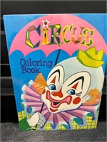 Vintage CIRCUS CLOWN Coloring Book