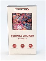 INSTACHARGE PORTABLE CHARGER, 6600mAh