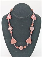 JAY KING STONE NECKLACE, STERLING