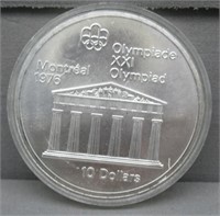 1974 Canadian Silver $10 Olympic Coin.