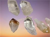 Quartz Crystal Lot Of 7 1"-2" Nice Gemstone