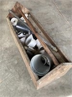 Wood toolbox w/ PVC parts
