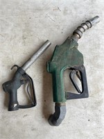 Gas pump handles
