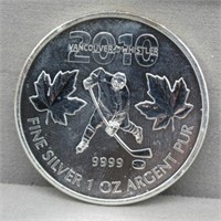 2010 1 Oz. Silver Canadian Vancouver Olympics 5