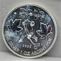 2010 1 Oz. Silver Canadian Vancouver Olympics 5
