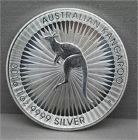 2016 1 Oz. Silver Australian Kangaroo 1 Dollar