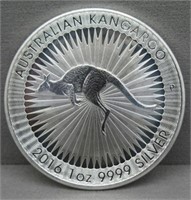 2016 1 Oz. Silver Australian Kangaroo 1 Dollar