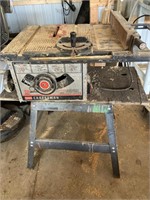 9” Craftsman table saw w/ table