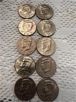 10- 1990s half dollars