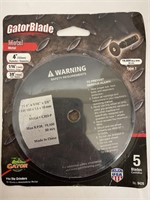 (10x bid)GatorBlade 4" Die Grinder Wheel 5ct Pack
