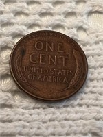 1944 Lincoln Wheat Penny No Mint Mark One Cent