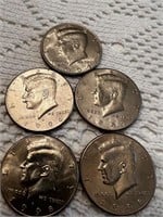5- 1990s half dollars