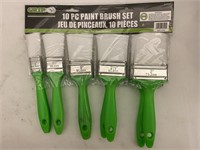 (6x bid)Grip 10pc Paint Brush Set