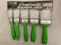 (6x bid)Grip 10pc Paint Brush Set