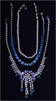 Vintage Rhinestone & Crystal Necklaces