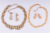 Vintage Crown Trifari Alfred Philippe Jewelry Sets
