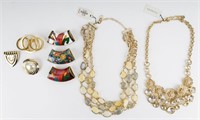 Talbots Bib & MultiStrand Necklaces, Clips, Beads
