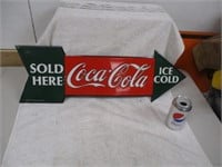 1990 Coca Cola Coke Sign