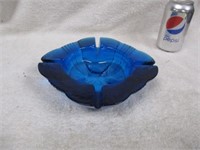 Cobalt Glass Ashtray