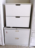 Lot #3631 - (2) two drawer horizontal file