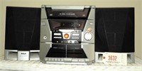 Lot #3632 - RCA five disc boombox home stereo