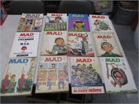 (12) Vintage 1960s 70s Mad Magazines