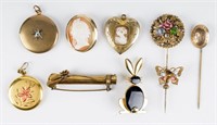 Vintage & Antique Victorian Gold Filled Jewelry