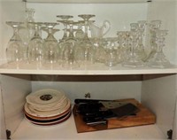 Lot #3644 - Qty of crystal, pattern glassware