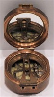 Lot #3653 - Heavy Brass compass SN# 7459