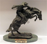 Lot #3657 - “Bronco Buster” by Frederic Remington