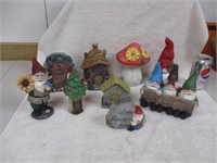 Lot Decorative Gnomes