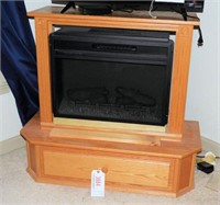 Lot #3664 - Contemporary Foyer electric fireplace