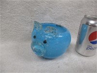 Glass Pig Candle Holder