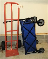 Lot #3696 - Wheel cart, folding wagon