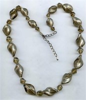 Mix Modern Link Knottted necklace 24"