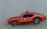 Hot Wheels Redline Red Line Fire Department 1969